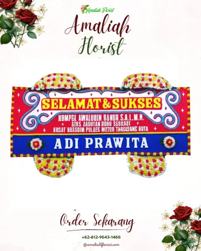 Karangan Bunga Ucapan Selamat di Puday